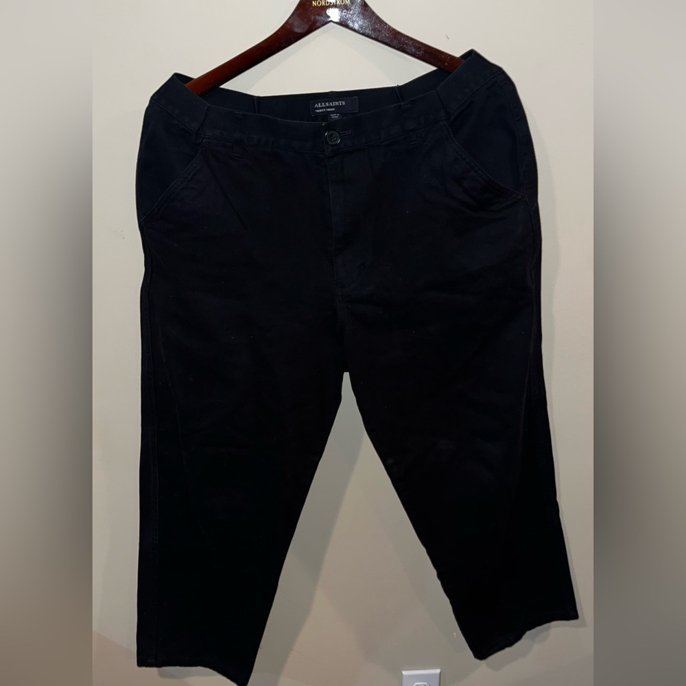 Black Tapered Jeans